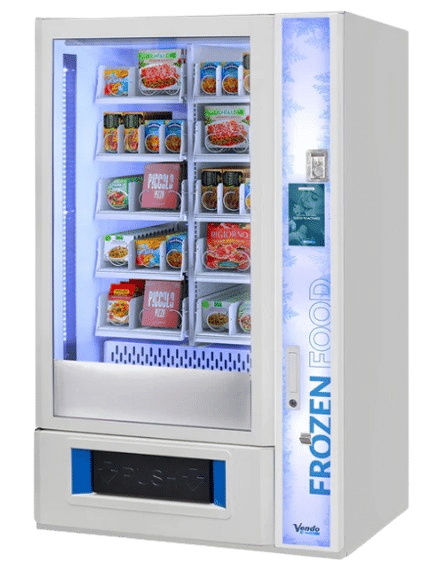 Vendo G-Snack Frozen 8 – diepvries vendingmachine voor bevroren snacks, ijs en diepvriesmaaltijden met contactloze betaalopties
